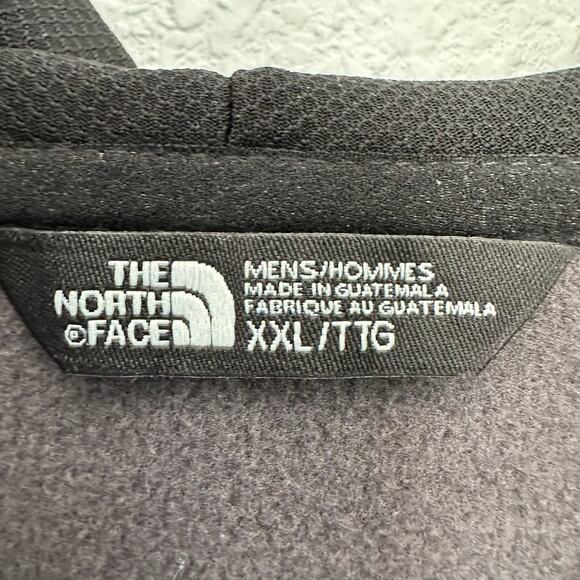 The North Face Fleece Pullover Hoodie Men Size XXL Black Logo Casual - Picture 5 of 8